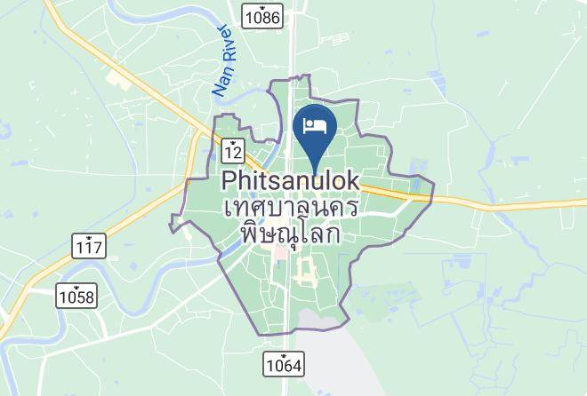Amphoe Mueang Phitsanulok - Hop Inn Phitsanulok Mittraphap Road Maps