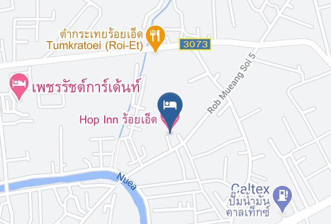 Amphoe Mueang Roi Et - Hop Inn Roi Et Maps