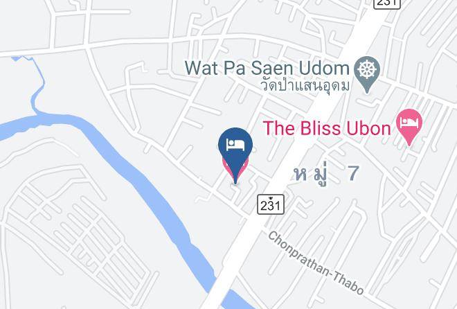 Amphoe Mueang Ubon Ratchathani - Hop Inn Ubon Ratchathani Maps