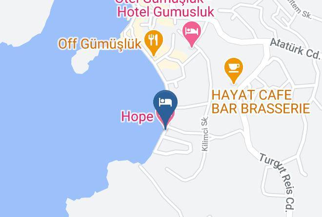 Bodrum - Hope Hotel Maps