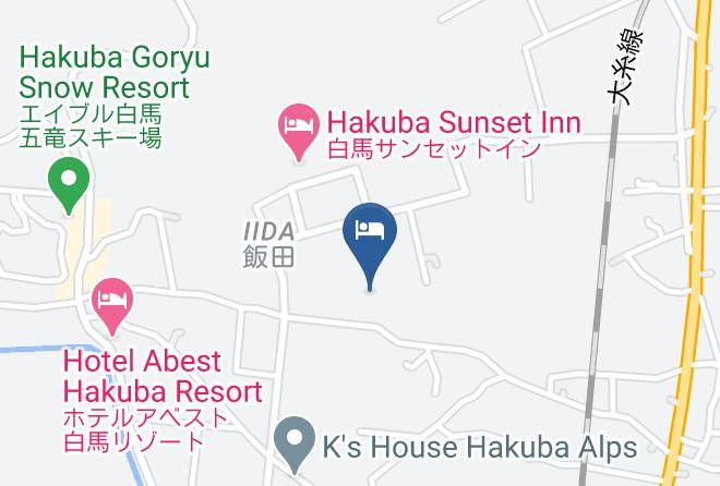 Hakuba Vil Kitaazumi District - Hopetree Hakuba Maps