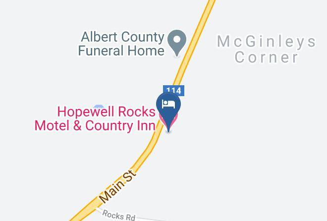 Albert - Hopewell Rocks Motel & Country Inn Maps