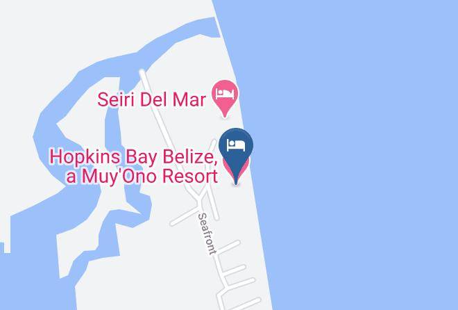 Hopkins Bay Belize A Muy'ono Resort Map