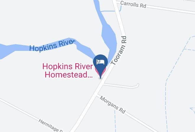 Warrnambool - Hopkins River Homestead Rejuvenate Stays Maps