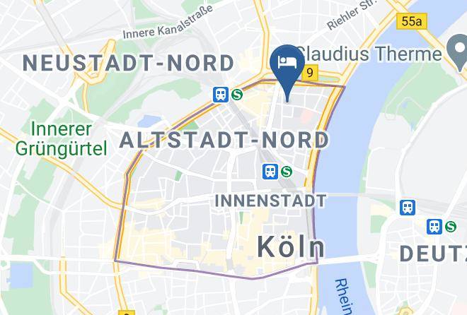 Cologne - Hopper Hotel St Antonius Maps