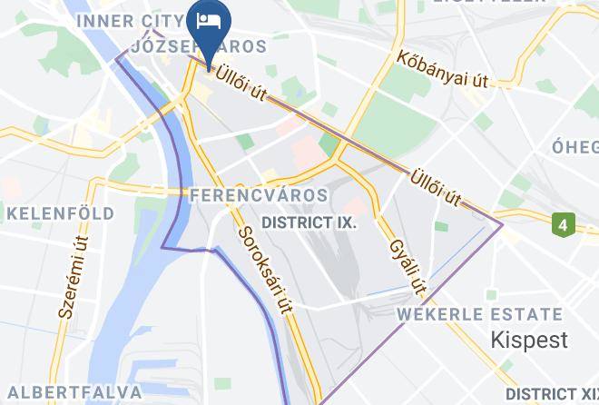 Budapest 9 Kerulet - Hopstel Beerhotel Maps