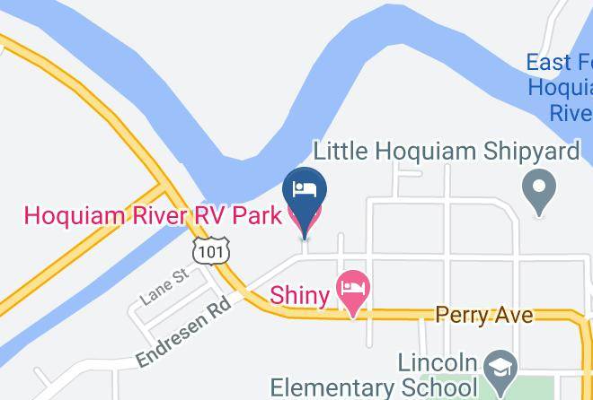 Grays Harbor - Hoquiam River Rv Park Maps