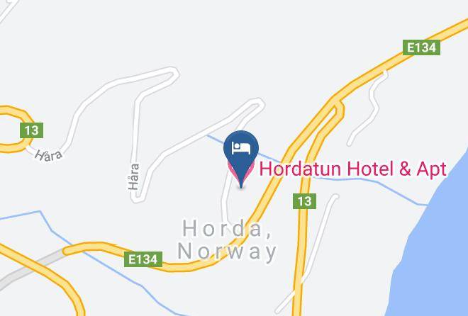 Ullensvang - Hordatun Hotel & Apt Maps
