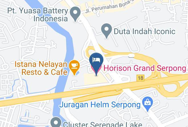 Horison Grand Serpong Map