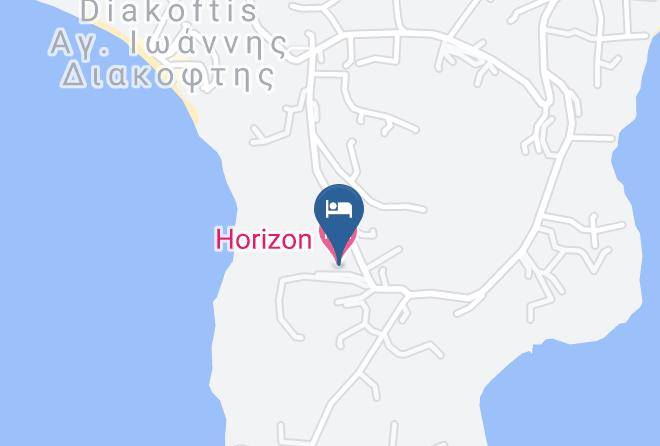 Mykonos - Horizon Boutique Hotel Maps