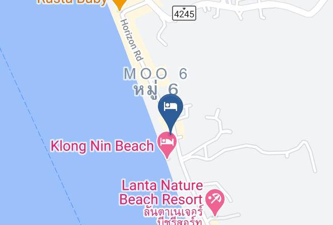 Amphoe Ko Lanta - Horizon Bungalow Restaurant And Bar Maps