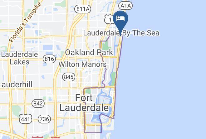Broward - Horizon By The Sea Motel & Beach Resort Maps