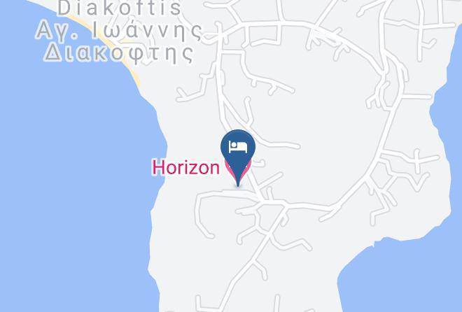 Mykonos - Horizon Hotel Maps