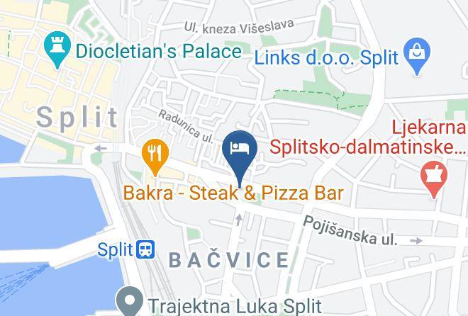 Split - Horizon Luxury Suites Maps