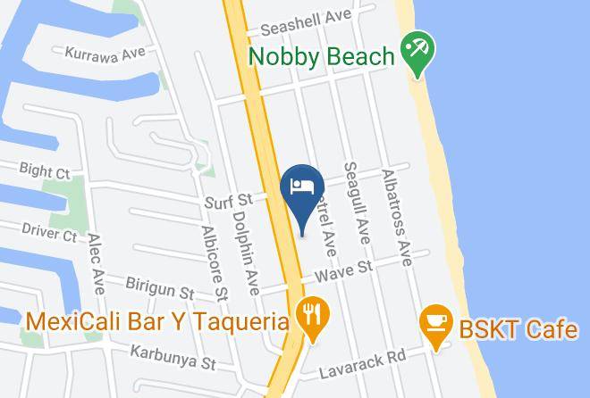 Gold Coast - Horizons Motel Maps