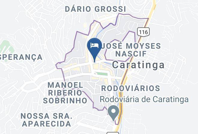 Caratinga - Horizonte Hotel Maps