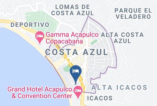 Acapulco De Juarez - Horizontes Azules Sa Maps