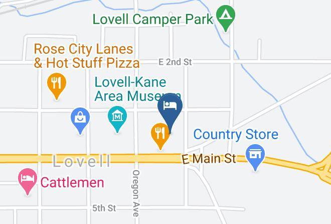 Big Horn - Horseshoe Bend Motel Maps