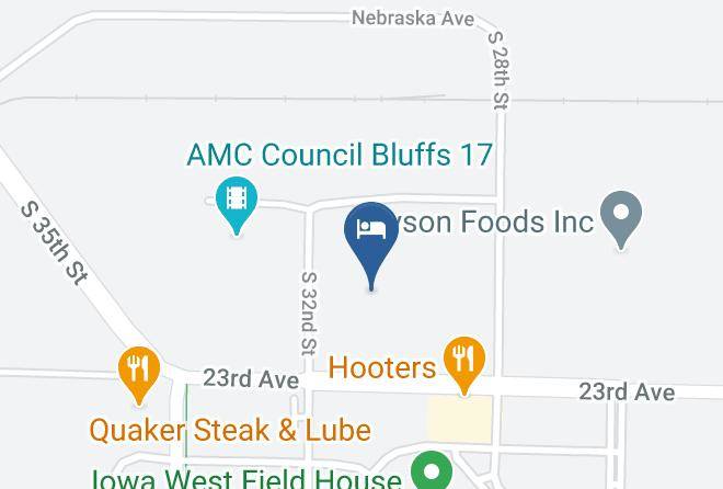 Pottawattamie - Holiday Inn Express & Suites Council Bluffs Conv Ctr Area Maps