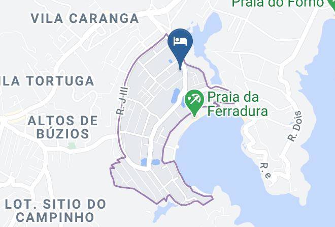 Buzios - Pousada Sarata Ferradura Maps