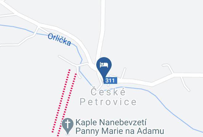 Usti Nad Orlici - Horska Chata Na Rozcesti Maps