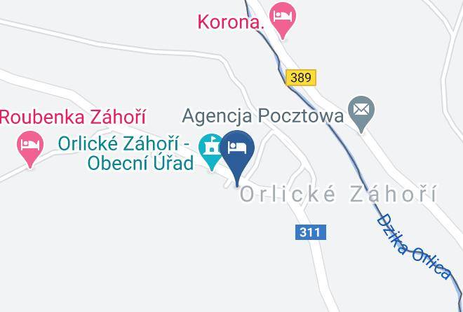 Horska Chata Orlicke Zahori Map