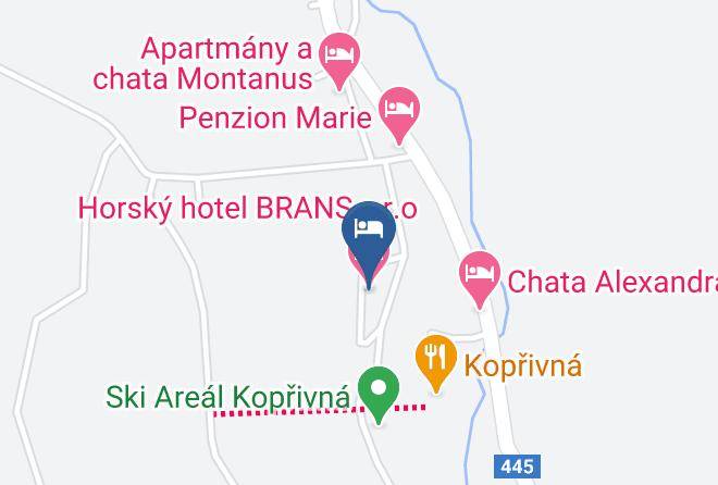 Bruntal - Horsky Hotel Brans Maps