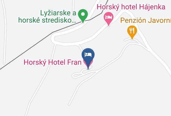 Cadca - Horsky Hotel Fran Maps