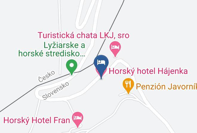 Cadca - Horsky Hotel Hajenka Maps