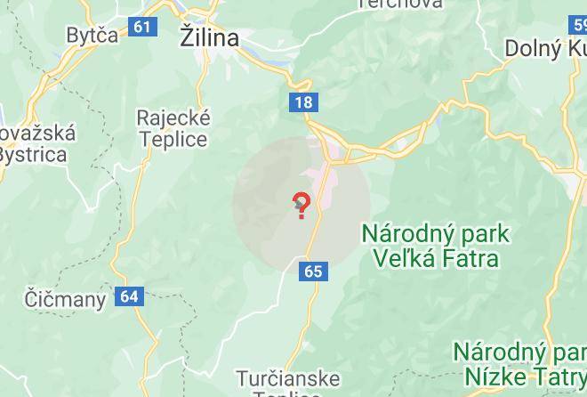 Martin - Horsky Hotel Hradok Maps