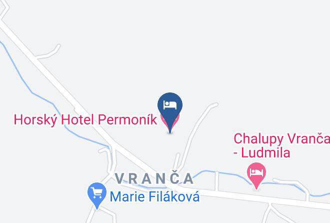 Vsetin - Horsky Hotel Permonik Maps
