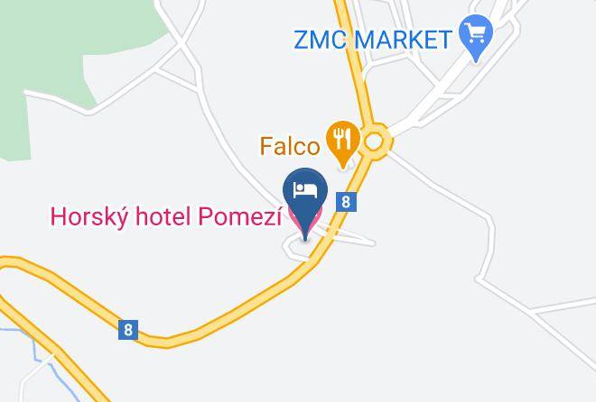 Teplitz - Horsky Hotel Pomezi Maps