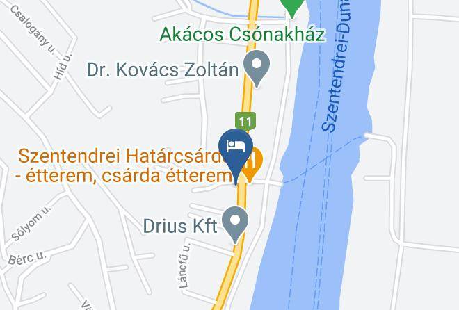 Szentendre - Hortenzia Nyaraloban Maps
