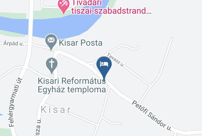 Kisar - Hortenzia Vendeghaz Maps