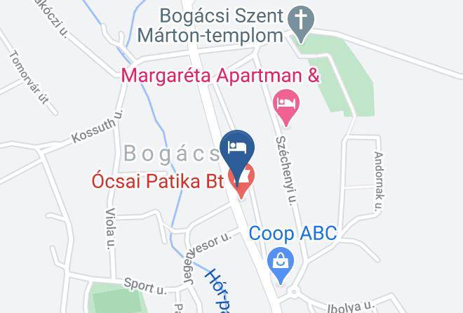 Bogacs - Horvathkert Panzio Maps