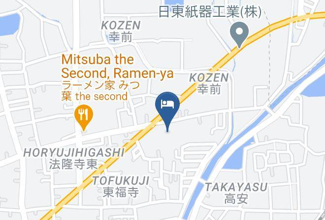 Ikaruga Townikoma District - Horyuji Grand Hotel Maps