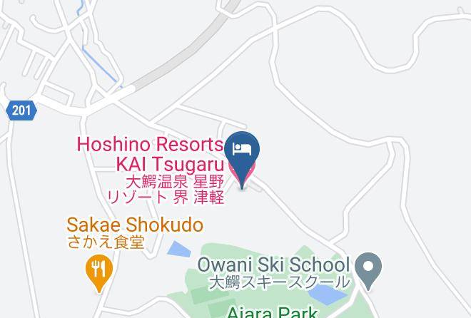 Owani Townminamitsugaru District - Hoshino Resorts Kai Tsugaru Maps