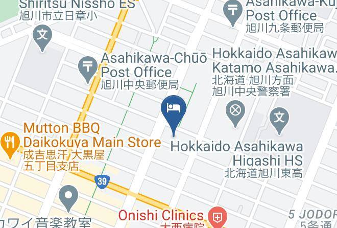 Asahikawa City - Hoshino Resorts Omo7 Asahikawa Maps