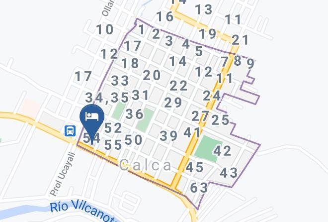 Calca - Hosoedaje Pitusiray Maps