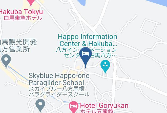 Hakuba Vil Kitaazumi District - Hosonokan Maps