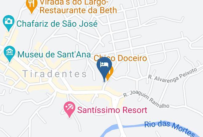 Tiradentes - Pouso Bem Estar Maps
