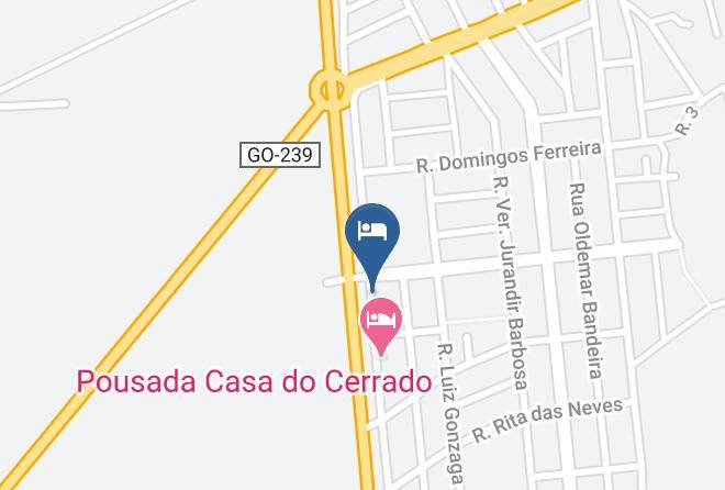 Alto Paraiso De Goias - Hospedagem Mirante Do Sol Maps