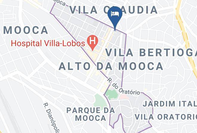 Sao Paulo Agua Rasa - Hospedagem Mooca B&b Maps