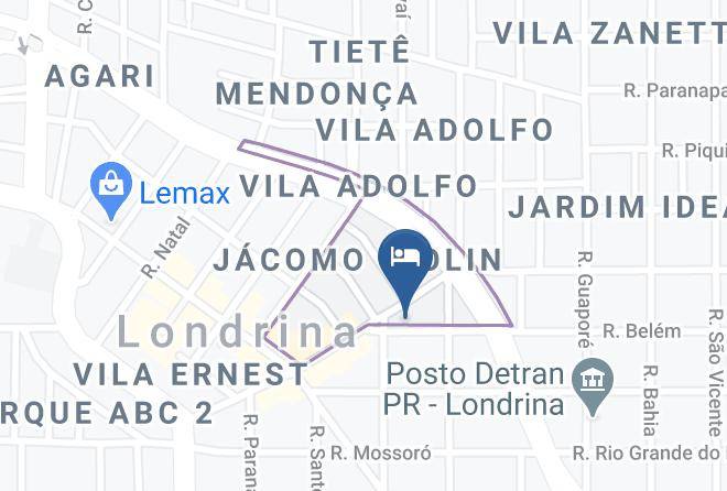 Londrina - Hospedagem Paleari Maps