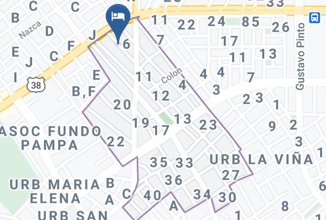 Tacna - Hospedaje 26 De Mayo Maps