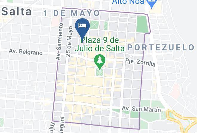 Salta - Hospedaje 371 Maps