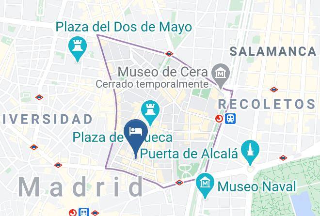 Madrid - Hospedaje A Romero Maps