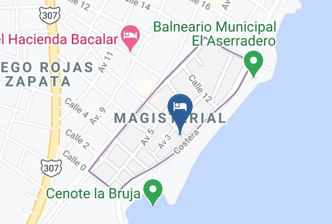 Bacalar - Hospedaje A Tu Alcance Maps