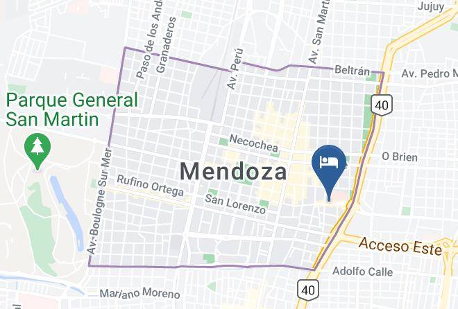 Mendoza - Hospedaje Alicia Maps