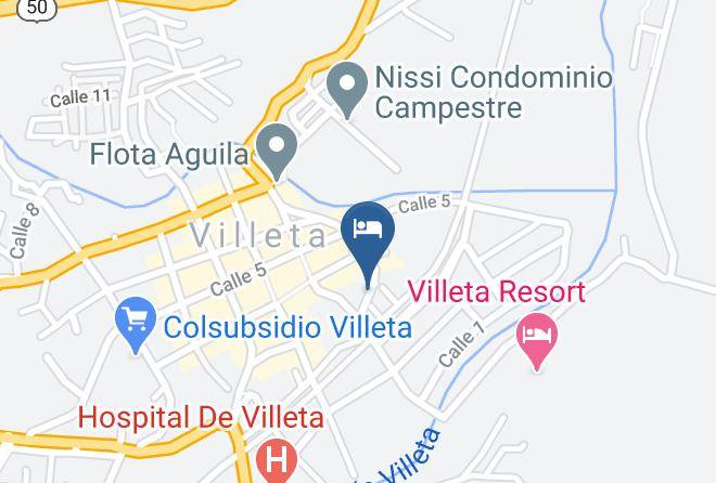 Villeta - Hospedaje Alto De San Luis Maps